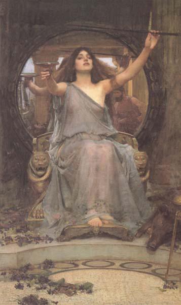 John William Waterhouse Circe offering the Cup to Ulysses (mk41) Norge oil painting art